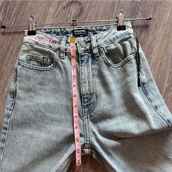Pacsun playboy vintage 90’s high waist boyfriend jeans women’s‎ size 22 - Picture 11 of 11
